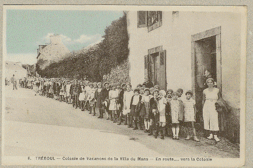 COLONIE DE VACANCES DE LA VILLE DU MANS A TREBOUL - BELLE CARTE - Le Mans