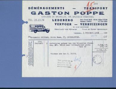 TRANSPORT LEDEBERG  1962  (F307) - Sports & Tourism