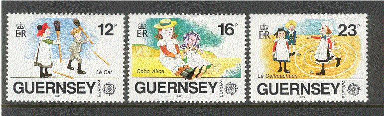 Guernsey 1989, Mi 449/51, Postfris (MNH) - 1989