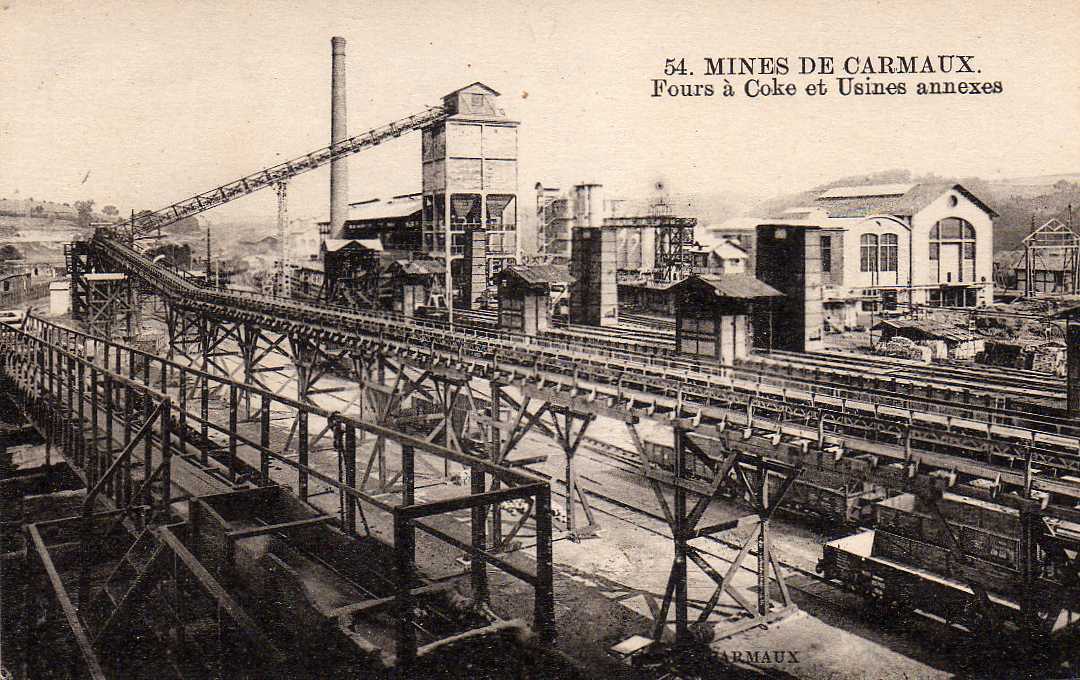 81 CARMAUX Mines, Fours à Coke Et Usines Annexes, Vue Générale, Ed EC 54, 192? - Carmaux