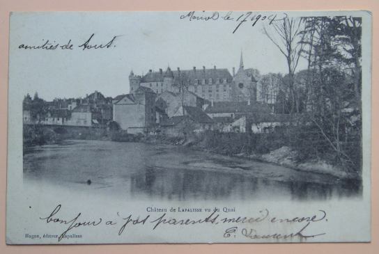 Lapalisse (Vichy Allier Bourbonnais) Vue Du Quai Année 1904 - Lapalisse