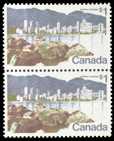 Canada (Scott No. 600-600ii - Paysages / Landscape) [**] Paire / Pair - Variétés Et Curiosités