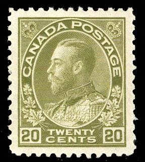 Canada (Scott No. 119 - Série Amiral / Admiral Issue) (*) - Ungebraucht