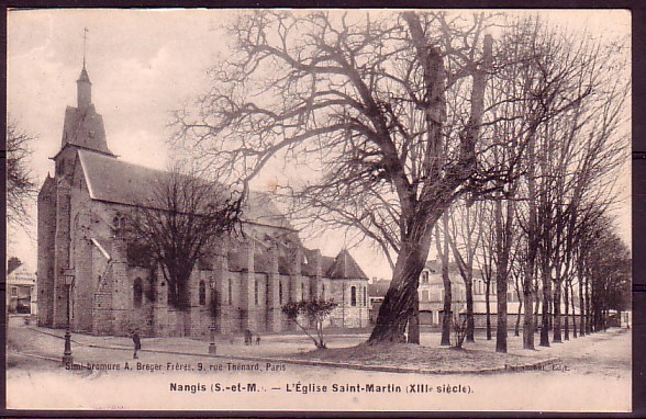 SEINE ET MARNE - Nangis - L'eglise St Martin - Nangis