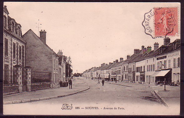 SEINE ET MARNE - Souppes - Avenue De Paris - Souppes Sur Loing