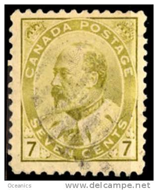 Canada (Scott No.   92 - Roi / Edward VII / King Edward)  (o) - Used Stamps