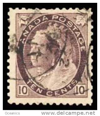 Canada (Scott No.   83 - Serie Numérique / Victoria / Numeral Issue) (o) TB / VF - Gebraucht