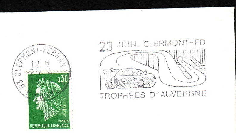 Doubs:  CLERMONT-FERRAND / TROPHEES D'AUVERGNE Sur LSC De 1974 - Automobile