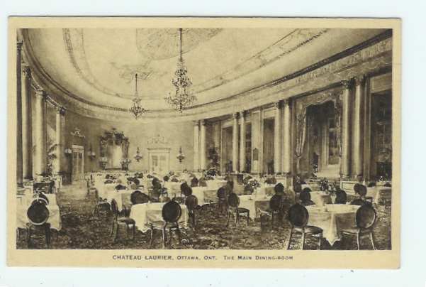 CPA Canada Château Laurier The Main Dining Room Non écrite Très Bon état - Québec - La Cité