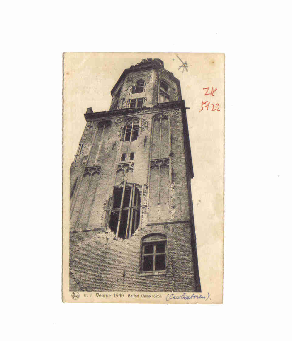 Furnes Belfort (anno 1623) V 7 1940 - Veurne