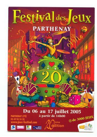Cpm Pub Festival Des Jeux 2005 Parthenay - Otros & Sin Clasificación