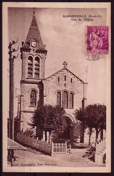 YVELINES - Gargenville - Vue De L'eglise - Gargenville