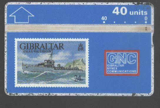 GIBRALTAR - GIB-24 - 1993 - SHIP - STAMP - HMAS WATERHEN - Gibraltar