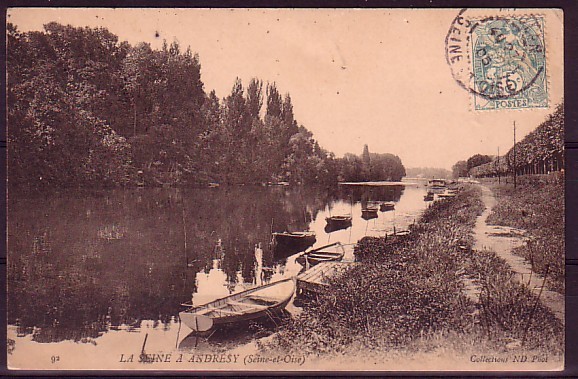 YVELINES - La Seine à Andresy - Andresy