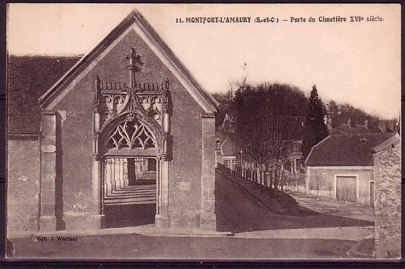 YVELINES - Monfort L'Amaury - Porte Du Cimetiere - Montfort L'Amaury