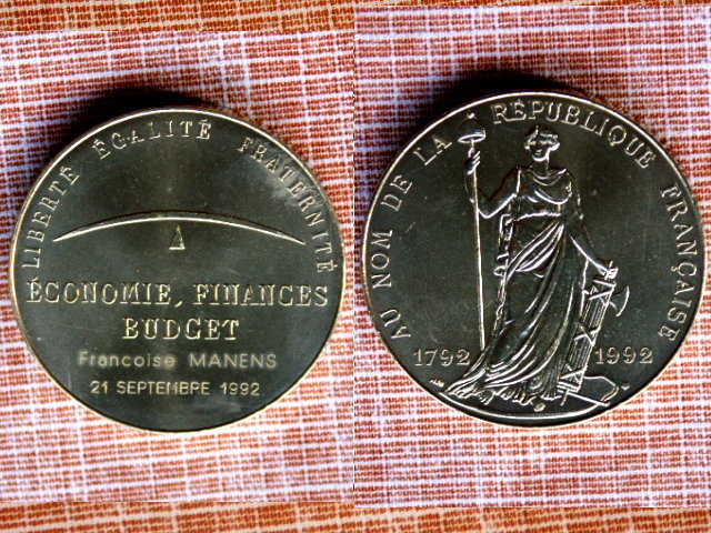 Médaille "Economie-Finances-Budget" - Sonstige & Ohne Zuordnung