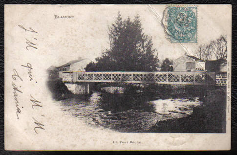 BLAMONT - Le Pont Rouge - Blamont