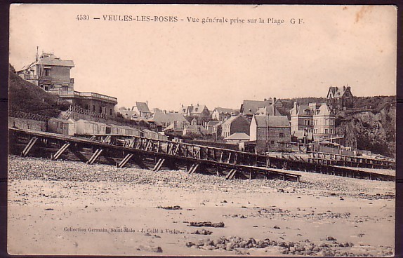 SEINE MARITIME - Veules Les Roses - Vue Generale Prise Sur La Plage - Veules Les Roses