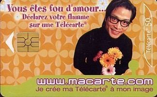 @+ Télécarte MACARTE.COM - FOU D´AMOUR - 50U - GEM2 - 10/01. - 2001