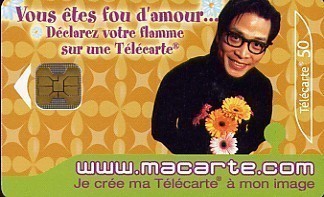 @+ Télécarte MACARTE.COM - FOU D´AMOUR - 50U - OB1 - NUMEROS MAIGRES - 10/01. - 2001