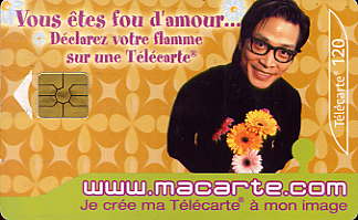@+ Télécarte MACARTE.COM - FOU D´AMOUR - 120U - GEM2 - 10/01. - 2001