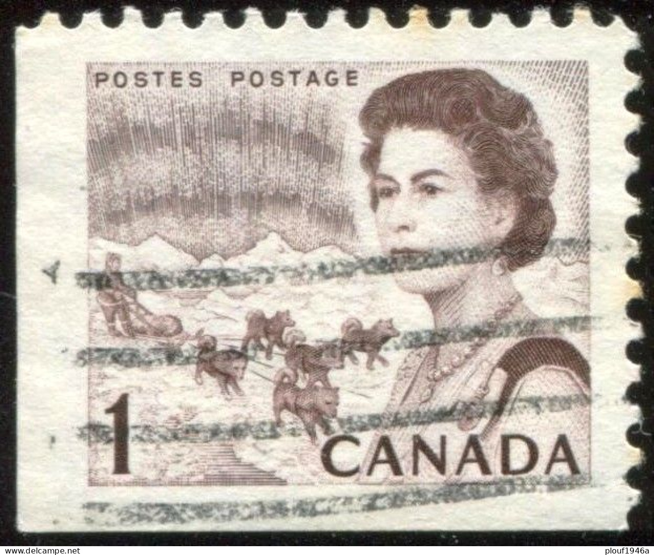 Pays :  84,1 (Canada : Dominion)  Yvert Et Tellier N° :   378-7 (o) Du Carnet / Michel 398-ExLu - Single Stamps