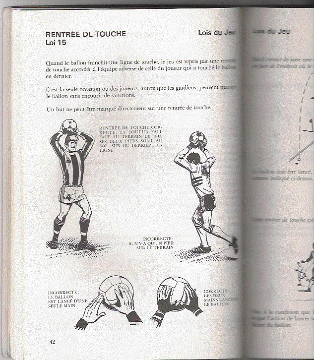 "FOOTBALL, LOIS ILLUSTREES "de Stanley Lover  , Approuvé Par La Commission De Arbitres De La FIFA ;128 Pages ;1990 - Boeken