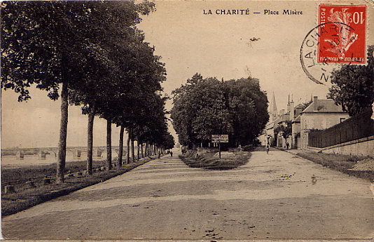 LA CHARITE  PLACE MISERE  1912 - La Charité Sur Loire