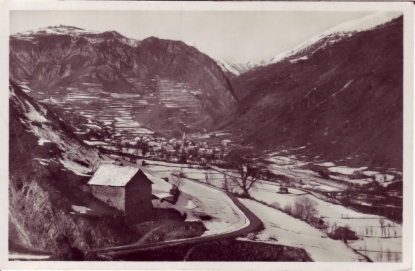 St Etienne De Tinee- Vue Generale Prise De La Route D'Auron - Saint-Etienne-de-Tinée