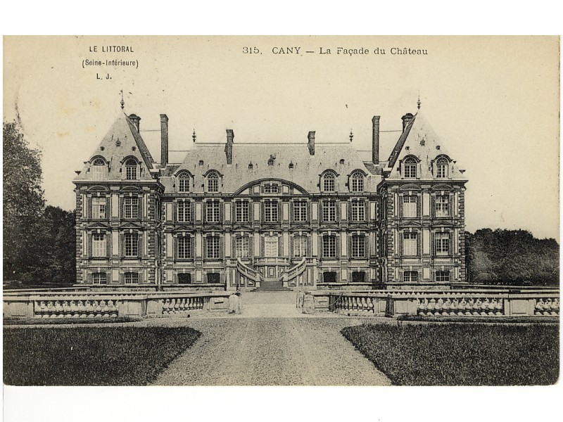 CANY : La Façade Du Château - Cany Barville