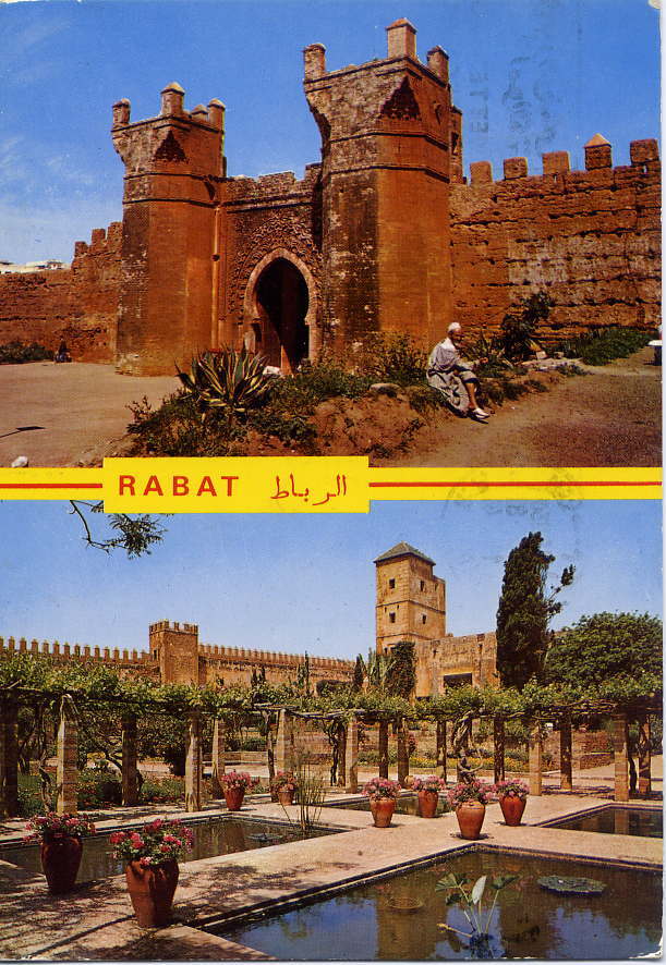 Maroc--RABAT--1977--Entrée  Du Chellah,Jardin Des Oudaias Cpm N°2049 Par ITTACH----------------------------------------- - Rabat