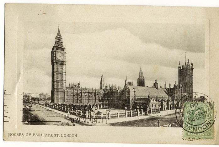 CP DU ROYAUME UNI/GREAT BRITAIN  /ANGLETERRE /     LONDON /LONDRES 1908 HOUSES OF PARLIAMENT - Houses Of Parliament