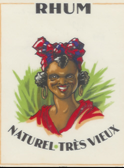 449/ ETIQUETTE DE RHUM NATUREL TRES VIEUX - Rhum