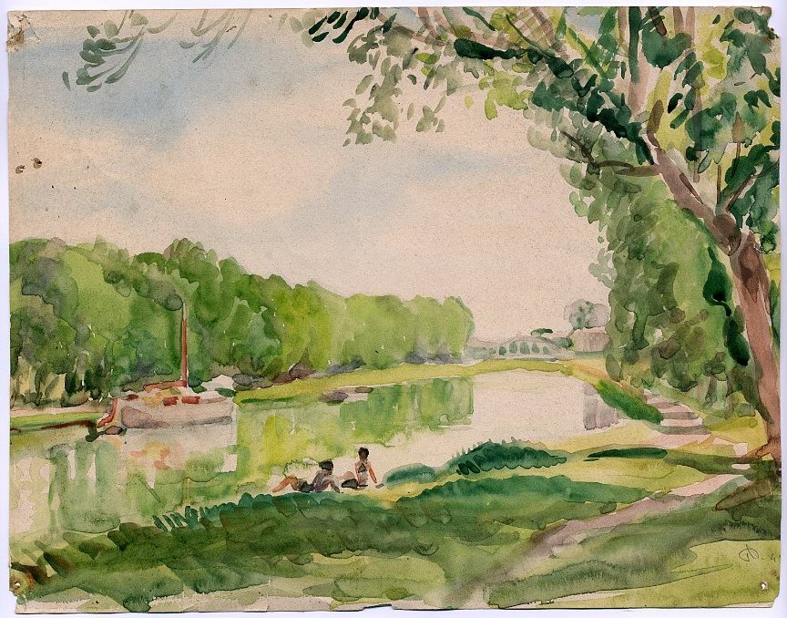 33 - LA REOLE . Gironde: 3 Aquarelles De 1943 . - Aquarelles