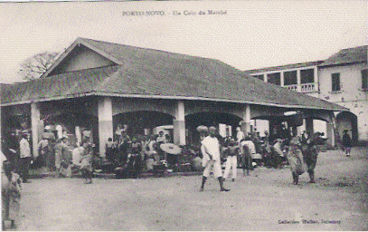 DAHOMET - PORTO- NOVO -UN COIN DE MARCHE.BELLE ANIMATION. - Benin