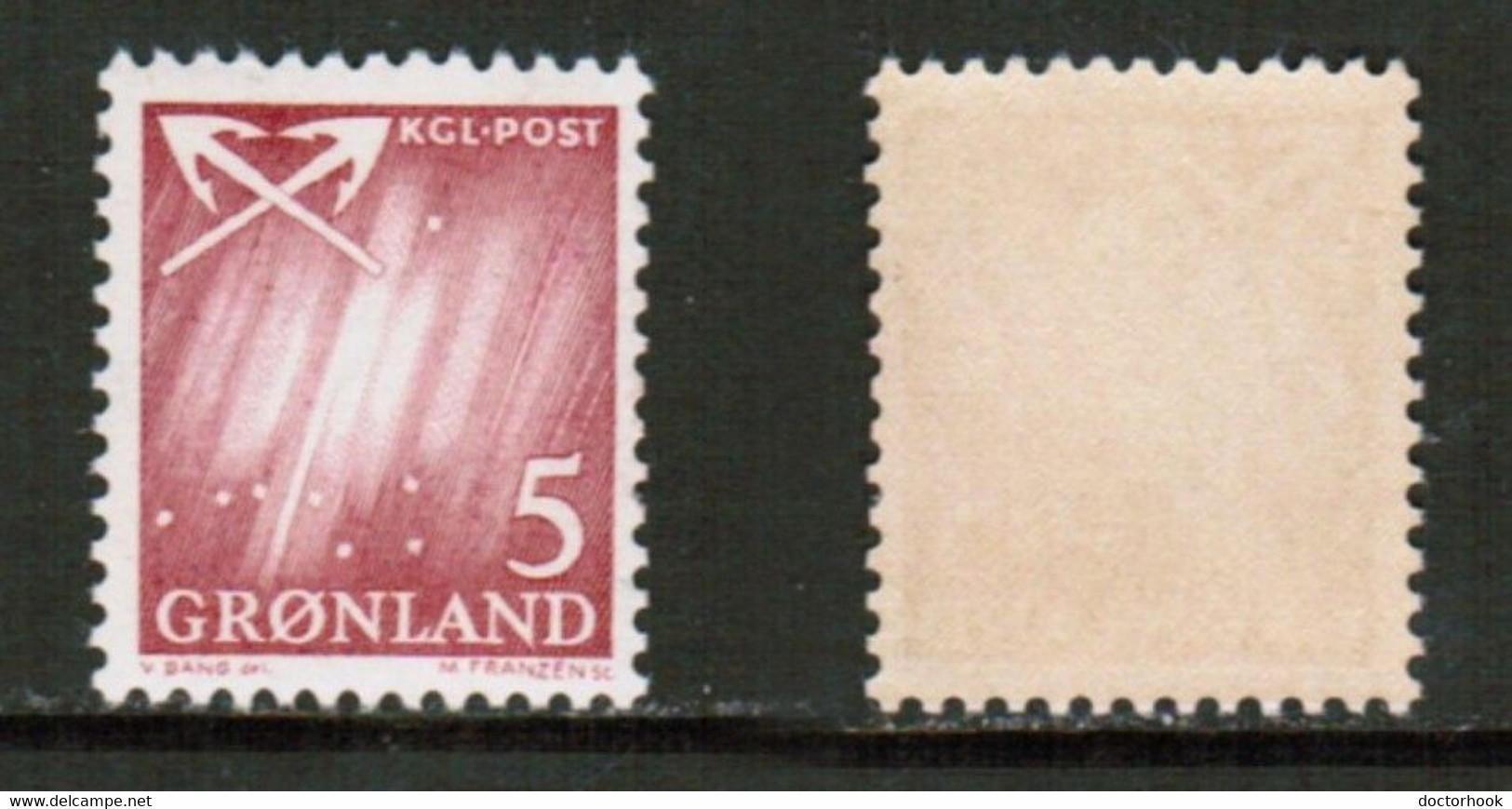 GREENLAND   Scott # 49** MINT NH (CONDITION AS PER SCAN) (WW-2-46) - Unused Stamps