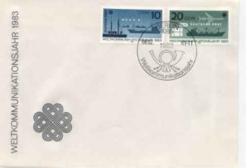 DDR-East Germany 1983 3 Fdc - Lettres & Documents