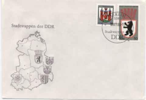 DDR-East Germany 1983 Fdc 6 - Lettres & Documents