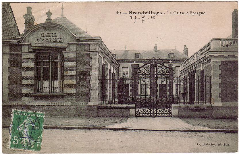 GRANDVILLIERS(60) / La Caisse D'Epargne / D 3673 - Banques