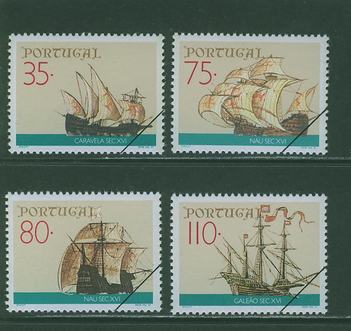 SPE0001 Specimen Navires Des Decouvreurs Caravelle Galion 1843 à 1846 Portugal 1991 Neuf ** - Nuovi