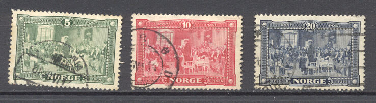 Norvege   88 à 90  Ob  Voir Scan Et Description - Used Stamps