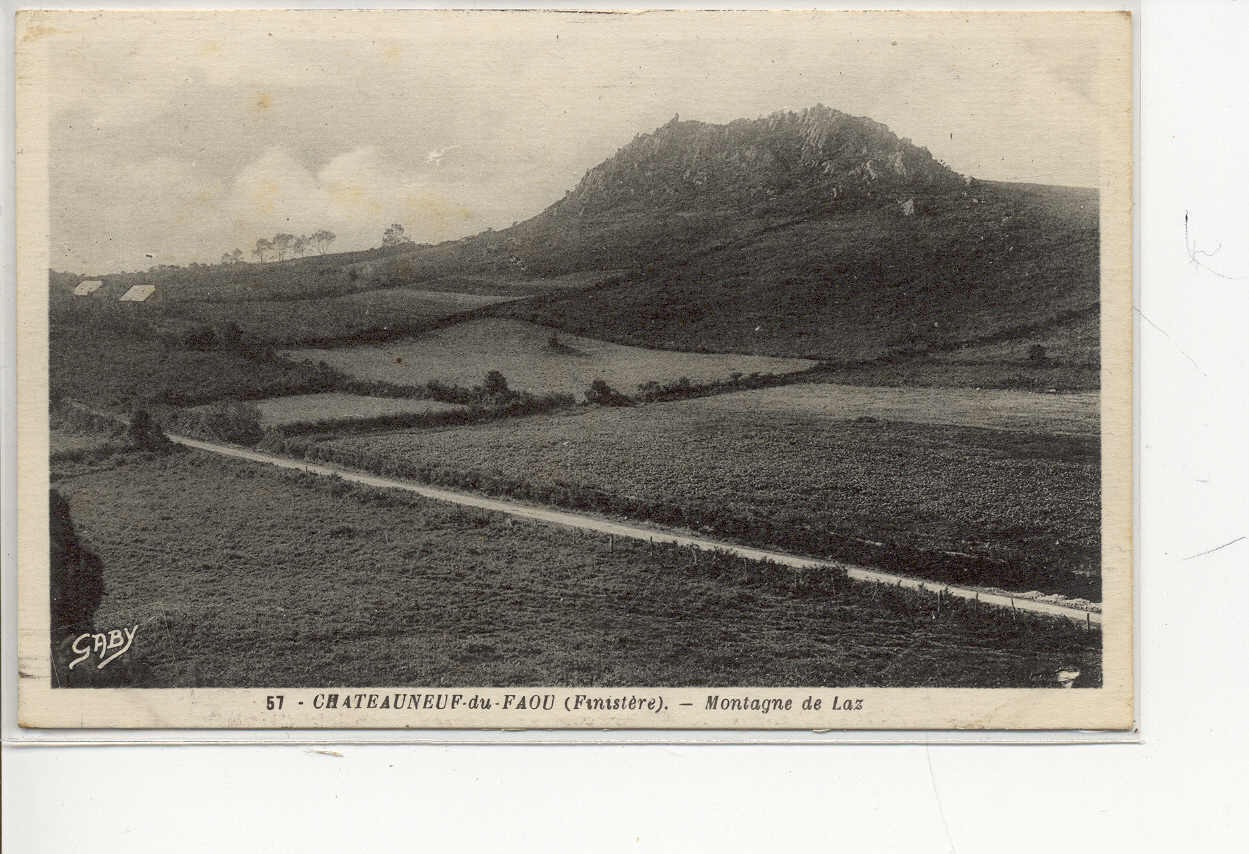 CHATEAUNEUF DU FAOU   Montagne De LAZ - Other & Unclassified