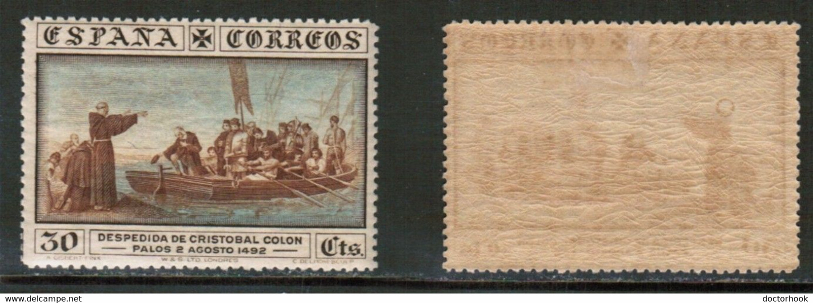 SPAIN   Scott # 427* MINT LH (CONDITION AS PER SCAN) (WW-2-55) - Unused Stamps