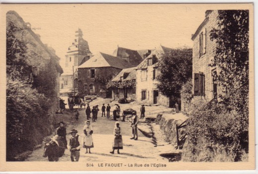 LE FAOUET - La Rue De L'église - Le Faouet