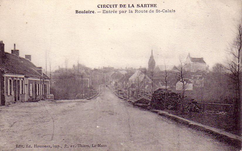 Circuit De La Sarthe.  BOULOIRE.  Entrée Par La Route De St-Calais - Bouloire