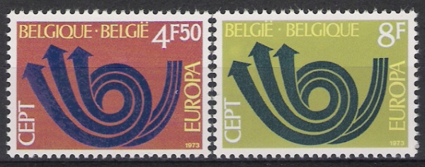 Belgie OCB  1669 / 1670 (**) - 1973