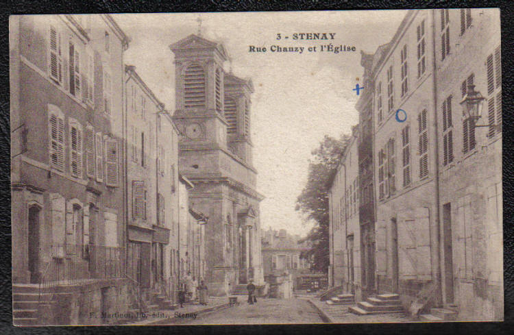 STENAY - Rue Chanzy Et L´Eglise - Stenay