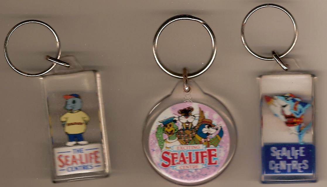 PORTE CLEFS " SEA LIFE ( Lot De 3) - Sleutelhangers