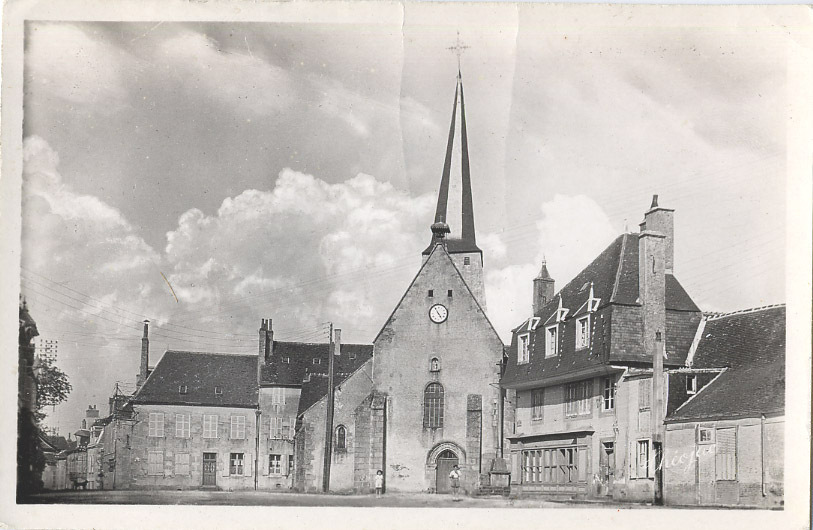 23 - CREUSE - BOUSSAC - L'EGLISE - ANNEE 1950 - THEOJAC - Boussac