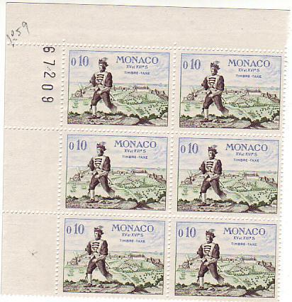 Timbre De Monaco N°  59 Neufs ***  ''à L'unité'' - Postage Due